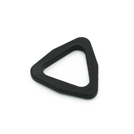 10 Buc. Inel Triunghiular din Plastic, Culoare Nero, Marime 20 mm, Cod TRN20-NERO