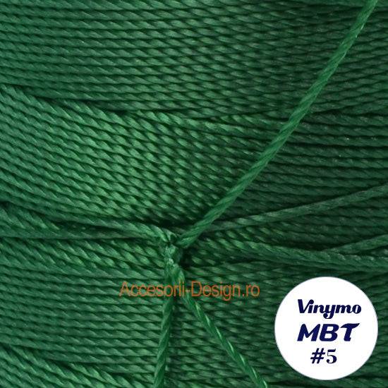 Vinymo MBT #5 Verde 28, Ata 0.5 mm pentru Cusut Piele, 100 m