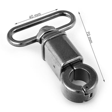Carabina Masiva cu Siguranta Culoare Gri Cromat 