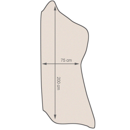 ROLA | Piele Naturala pentru Tapiterie Rosu-Visiniu, Moale, 0.9 mm, Jumatate Piele