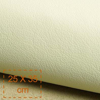 25x35 cm Piele Naturala Crem Deschis Textura Marunta, Moale, 0.9 mm