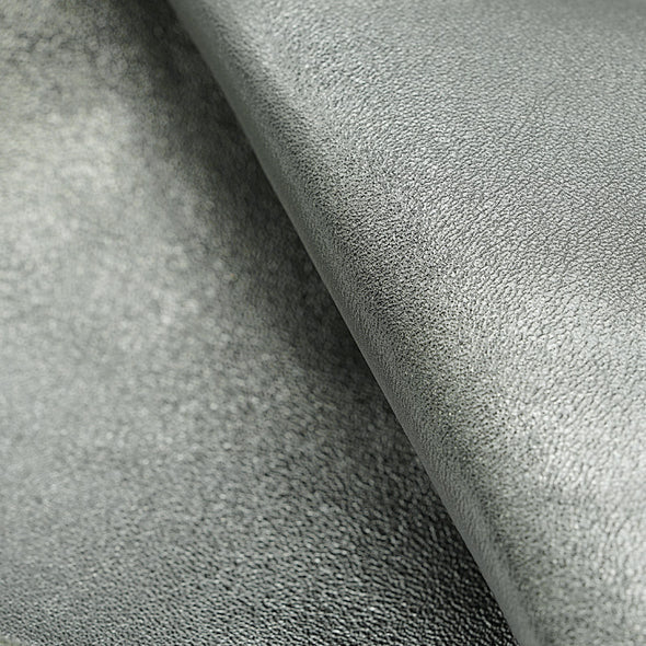 25x35 cm Piele Naturala Argintiu Metalizat, Moale, 1.2 mm