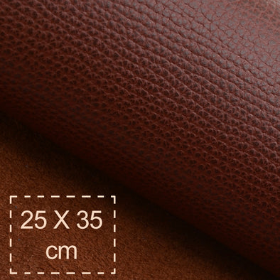 25x35 cm Piele Naturala Cafeniu Bizonat cu Umbre, Moale, 1.2 mm