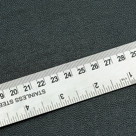 25x35 cm Piele Imprimeu "Rizo" Marunt, Neagra, Rigida, 1.4 mm