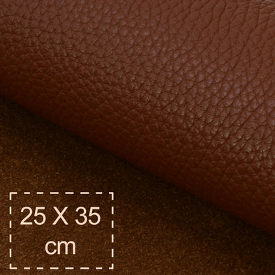 25x35 cm Piele Naturala Maro Roscat Bizonat, Moale, 1.5 mm