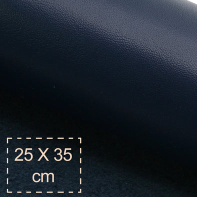25x35 cm Piele Naturala Napa Albastru-Navy