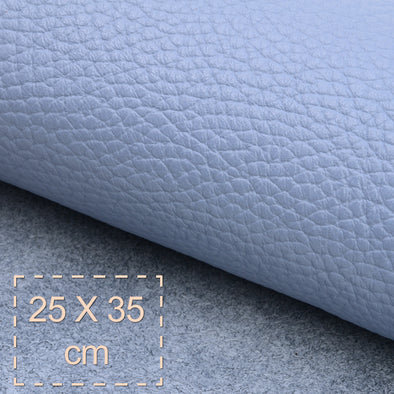 25x35 cm Piele Naturala Albastru Deschis Bizonat, Moale, 1.5 mm